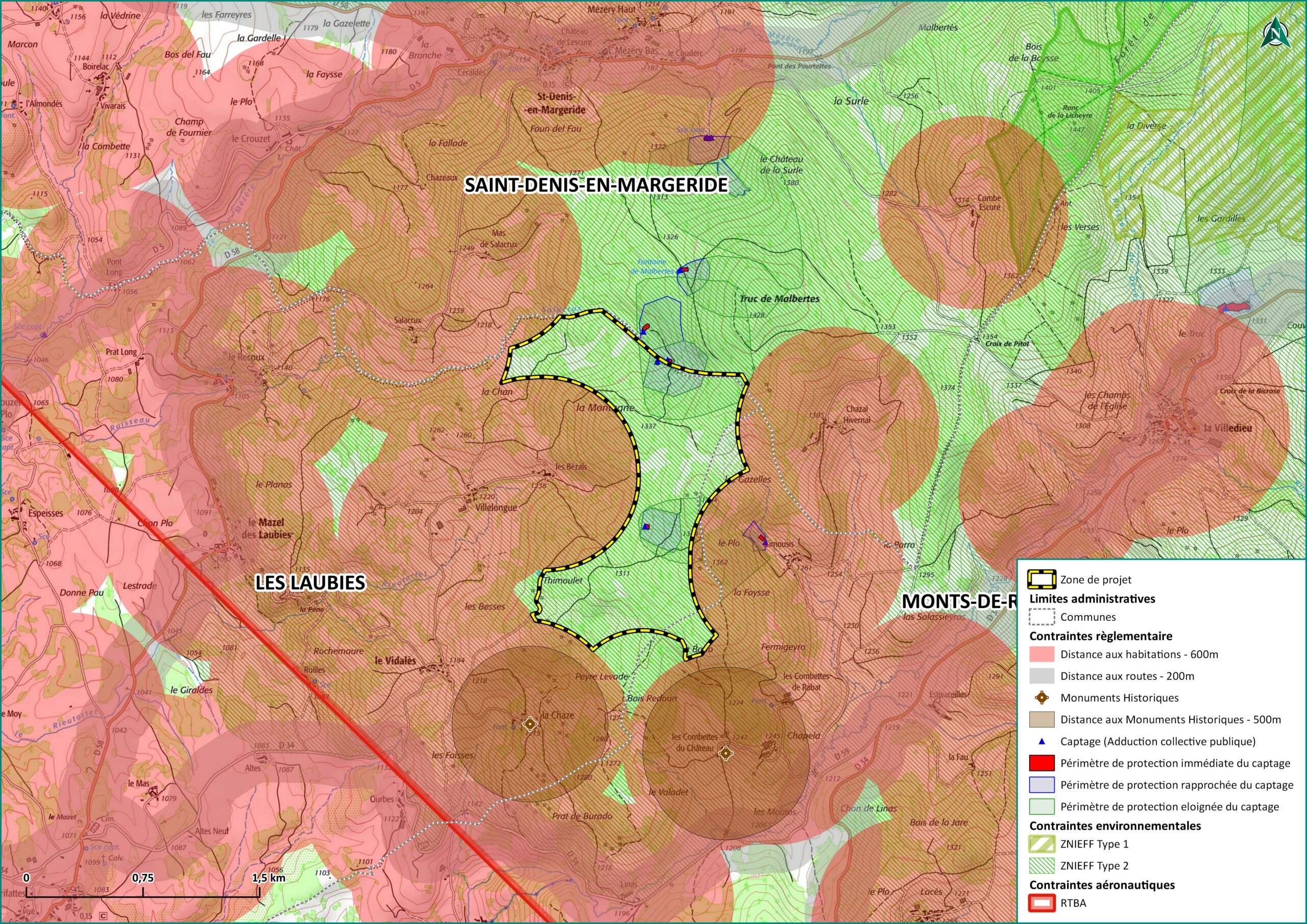 carte des contraintes
